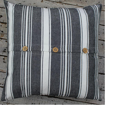 Flour Sack - Black Pillow Cover PC430001 - The Fox Decor
